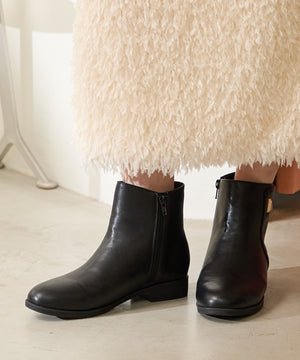 プチメタルフラットショートブーツ/52408