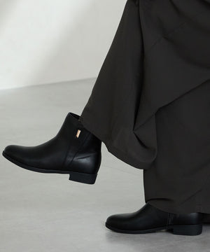 プチメタルフラットショートブーツ/52408