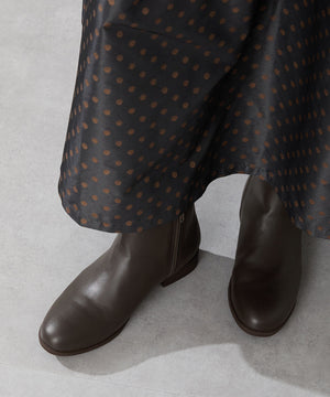 プチメタルフラットショートブーツ/52408