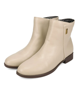 プチメタルフラットショートブーツ/52408