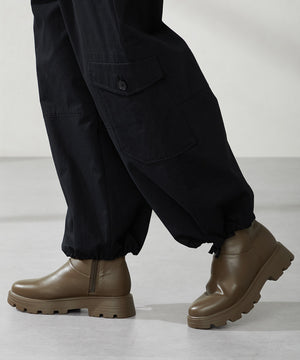 タンクソールラウンドショートブーツ/52409