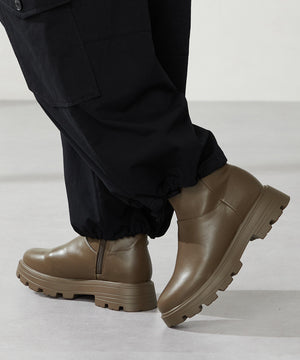 タンクソールラウンドショートブーツ/52409