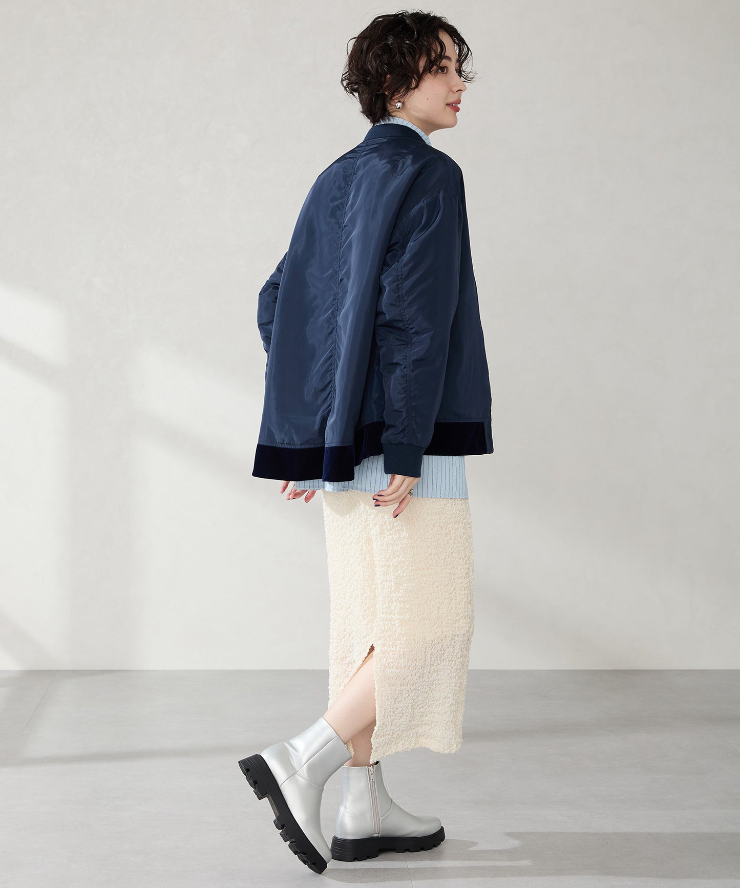 タンクソールラウンドショートブーツ/52409