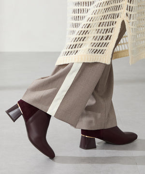 【WEB先行予約/11月下旬発売予定】コーデュロイコンビショートブーツ/52410