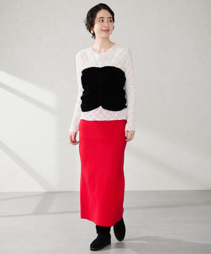 たっぷりファーウエッジソールブーツ/52411