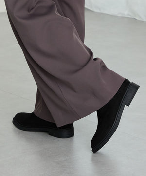 サイドジップスエードショートブーツ/52412