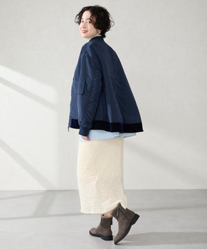 サイドジップスエードショートブーツ/52412