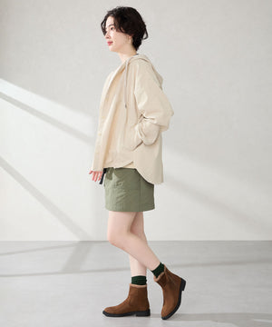 サイドジップスエードショートブーツ/52412