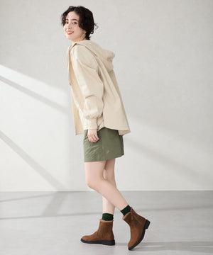 サイドジップスエードショートブーツ/52412