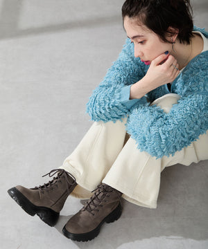 【WEB先行予約/11月下旬発売予定】ボリュームソールレースアップブーツ/52413