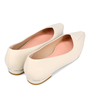 【WEB限定】アシンメトリーデザインフラットパンプス/55102