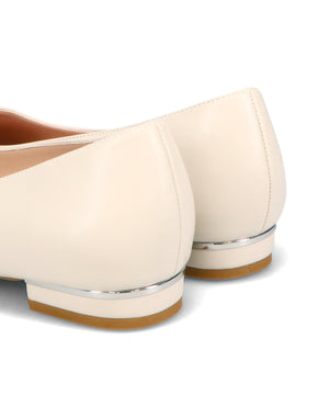 【WEB限定】アシンメトリーデザインフラットパンプス/55102