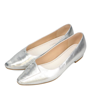 【WEB限定】アシンメトリーデザインフラットパンプス/55102