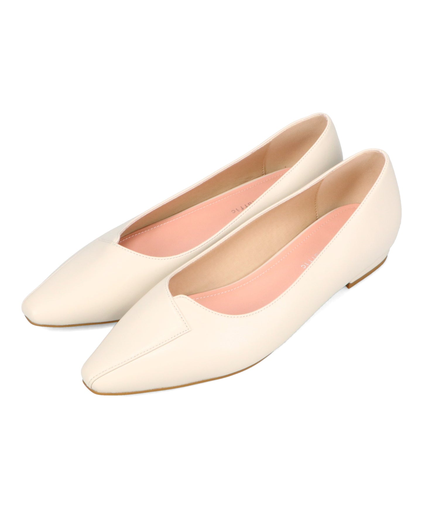 【WEB限定】アシンメトリーデザインフラットパンプス/55102