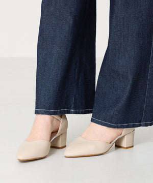 【WEB限定】アーモンドトゥセパレートパンプス/55103