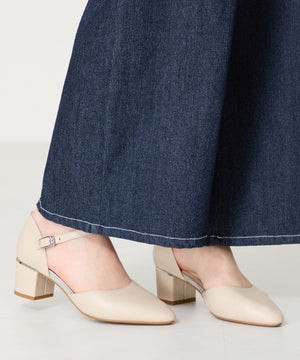 【WEB限定】アーモンドトゥセパレートパンプス/55103