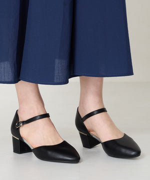 【WEB限定】アーモンドトゥセパレートパンプス/55103