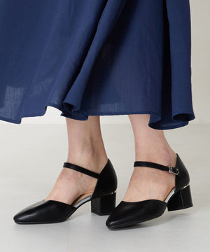 【WEB限定】アーモンドトゥセパレートパンプス/55103