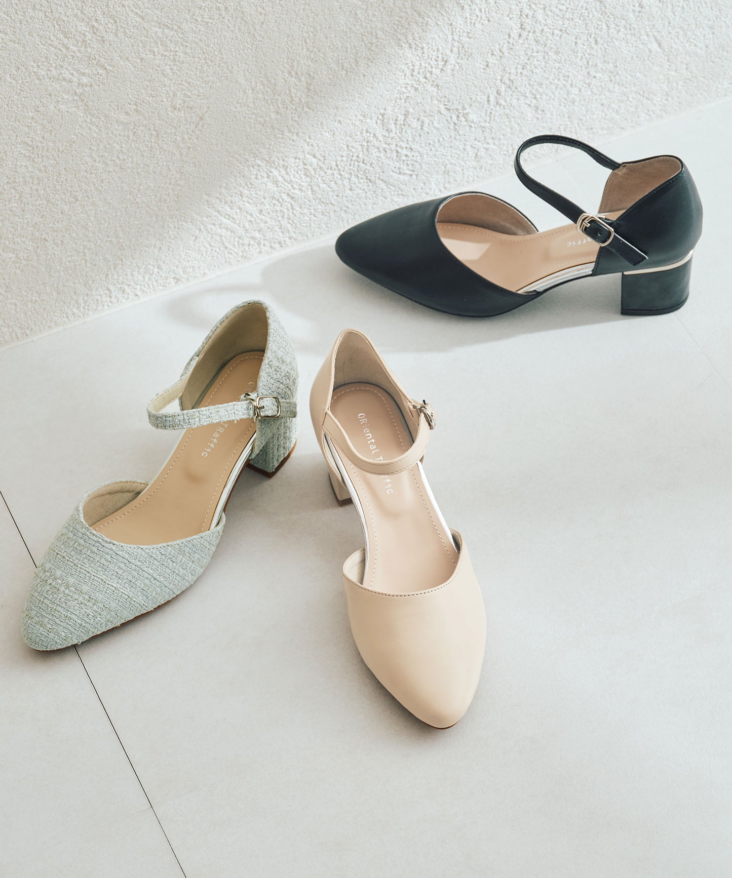 【WEB限定】アーモンドトゥセパレートパンプス/55103