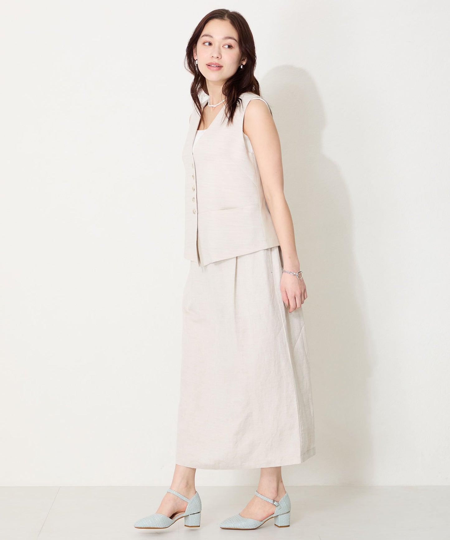 【WEB限定】アーモンドトゥセパレートパンプス/55103
