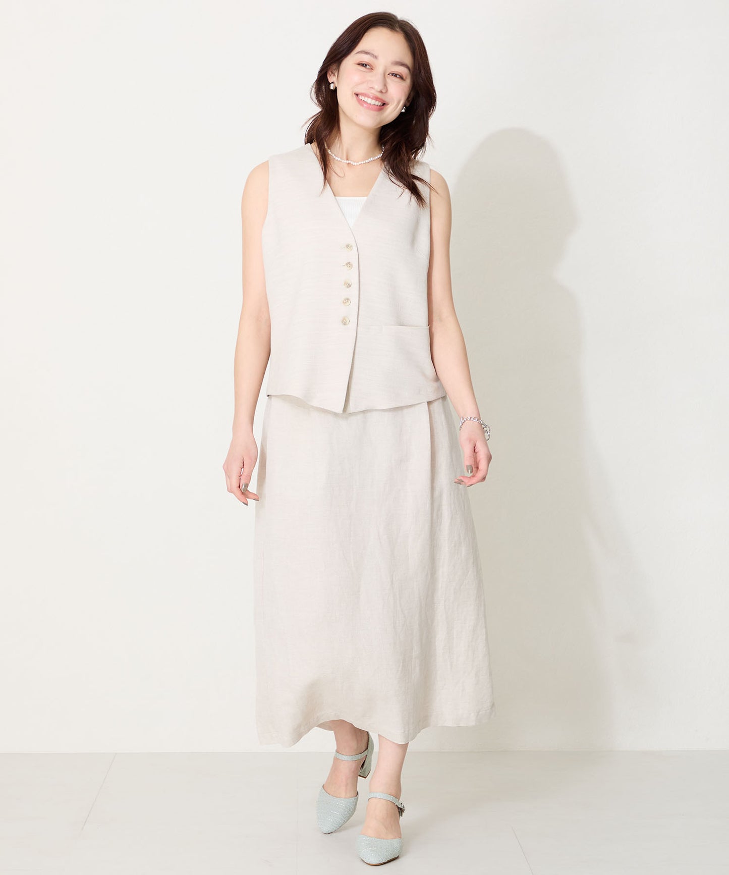 【WEB限定】アーモンドトゥセパレートパンプス/55103
