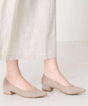 【WEB限定】スリットカットポインテッドトゥヒールパンプス/55105