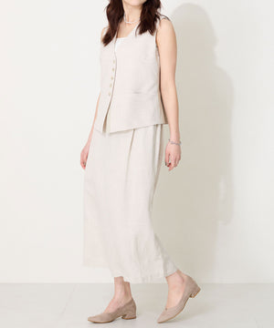 【WEB限定】スリットカットポインテッドトゥヒールパンプス/55105