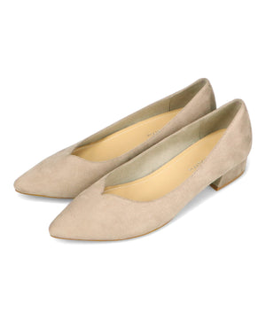 【WEB限定】スリットカットポインテッドトゥヒールパンプス/55105