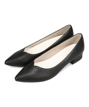 【WEB限定】スリットカットポインテッドトゥヒールパンプス/55105