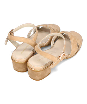 【WEB限定】クロスストラップメタリックラインサンダル/55201