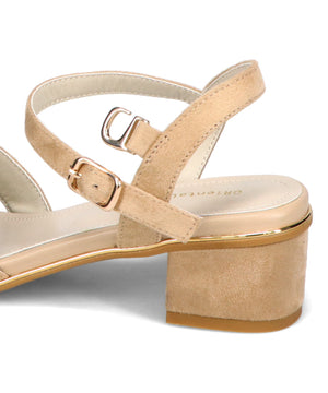 【WEB限定】クロスストラップメタリックラインサンダル/55201