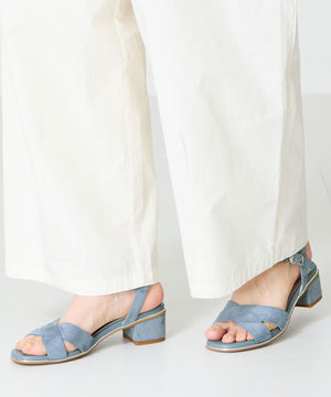 【WEB限定】クロスストラップメタリックラインサンダル/55201