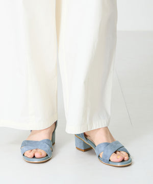 【WEB限定】クロスストラップメタリックラインサンダル/55201