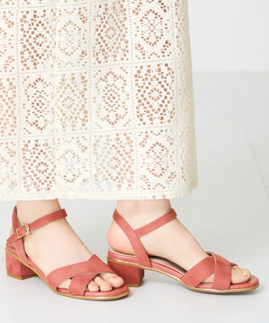 【WEB限定】クロスストラップメタリックラインサンダル/55201