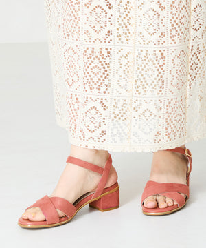 【WEB限定】クロスストラップメタリックラインサンダル/55201