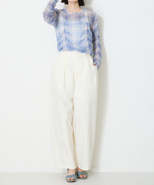 【WEB限定】クロスストラップメタリックラインサンダル/55201