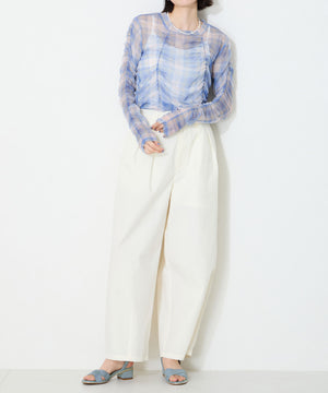 【WEB限定】クロスストラップメタリックラインサンダル/55201