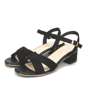 【WEB限定】クロスストラップメタリックラインサンダル/55201