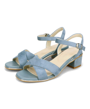 【WEB限定】クロスストラップメタリックラインサンダル/55201