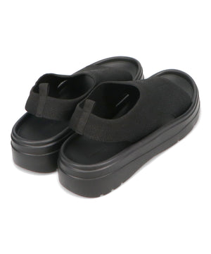 【Fit meサンダル】サイドオープンニット厚底サンダル/55207