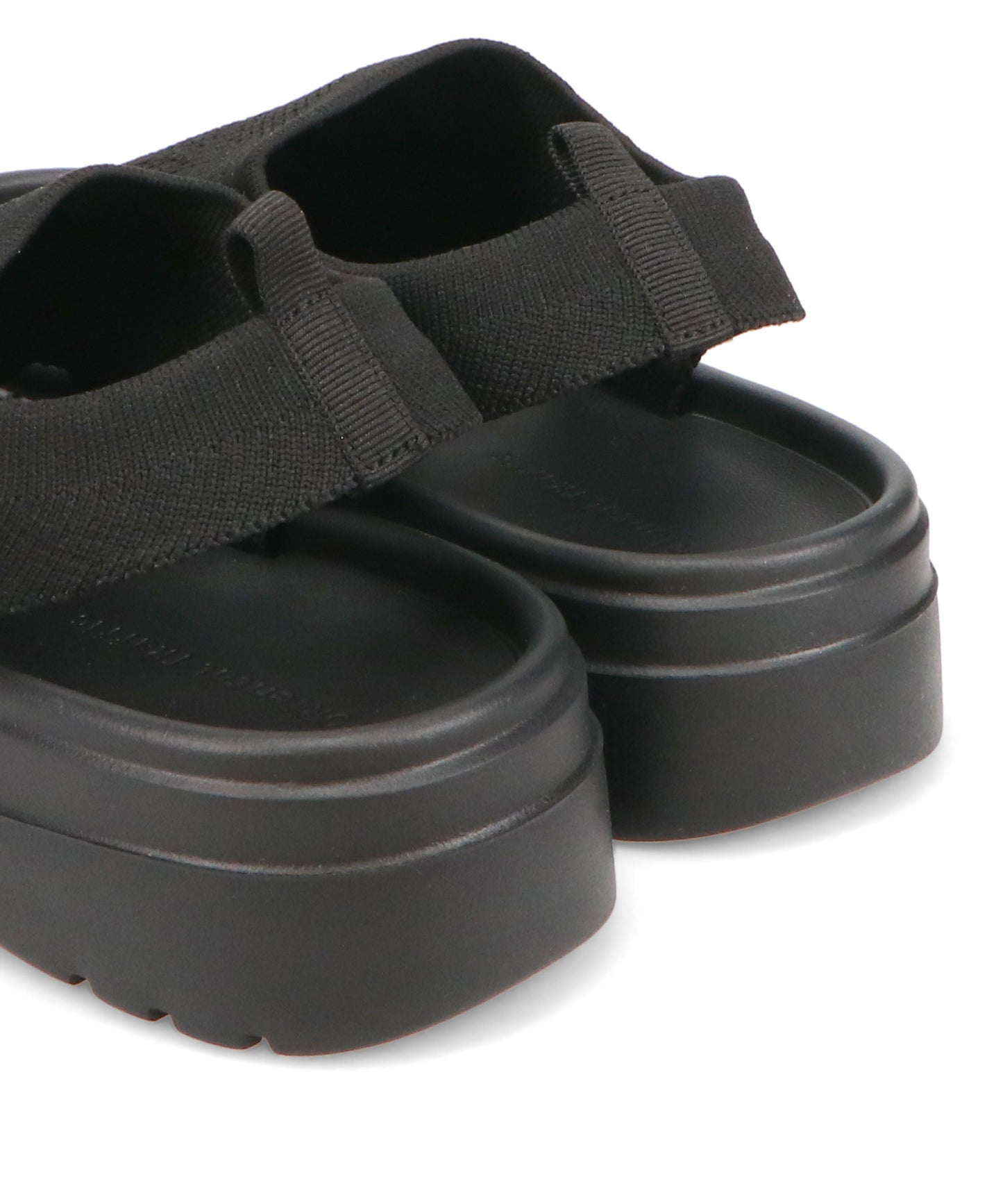 【WEB限定】【Fit meサンダル】サイドオープンニット厚底サンダル/55207