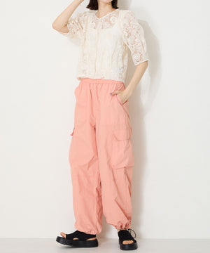 【Fit meサンダル】サイドオープンニット厚底サンダル/55207