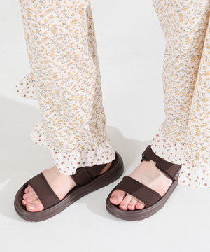 【Fit meサンダル】ニットダブルベルトサンダル/55208
