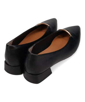 【WEB限定】ラインメタルパーツポインテッドトゥパンプス/55304