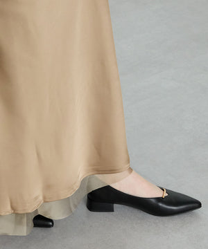 【WEB限定】ラインメタルパーツポインテッドトゥパンプス/55304