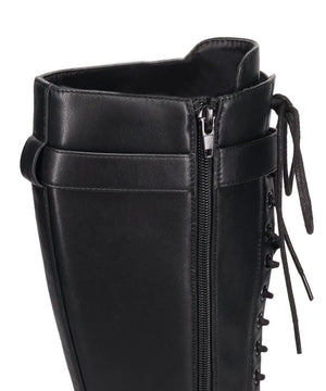 【WEB限定】【WEB先行予約/11月下旬発売予定】サイドベルトレースアップロングブーツ/55501