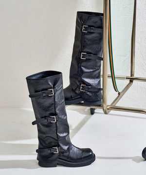 【WEB限定】【WEB先行予約/12月下旬発売予定】サイドベルトカバーロングブーツ/55503