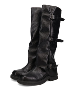 【WEB限定】【WEB先行予約/12月下旬発売予定】サイドベルトカバーロングブーツ/55503