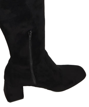 スエードサイハイブーツ/55504