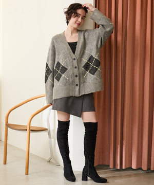 スエードサイハイブーツ/55504